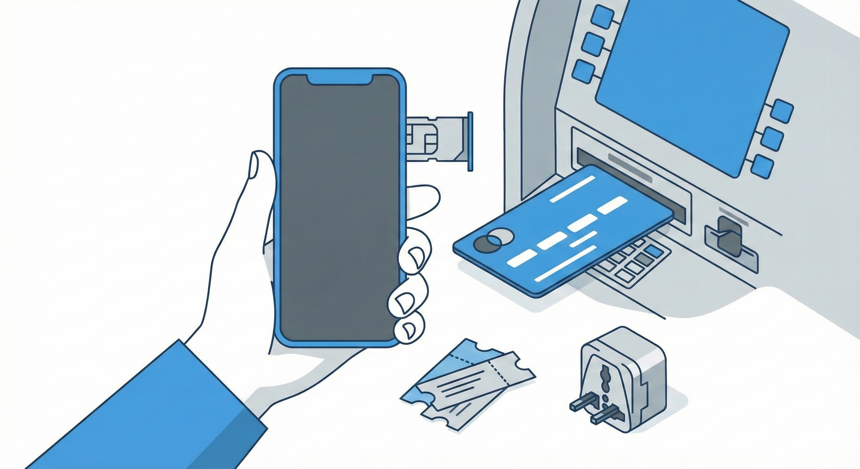 Illustration astuces pratiques voyage