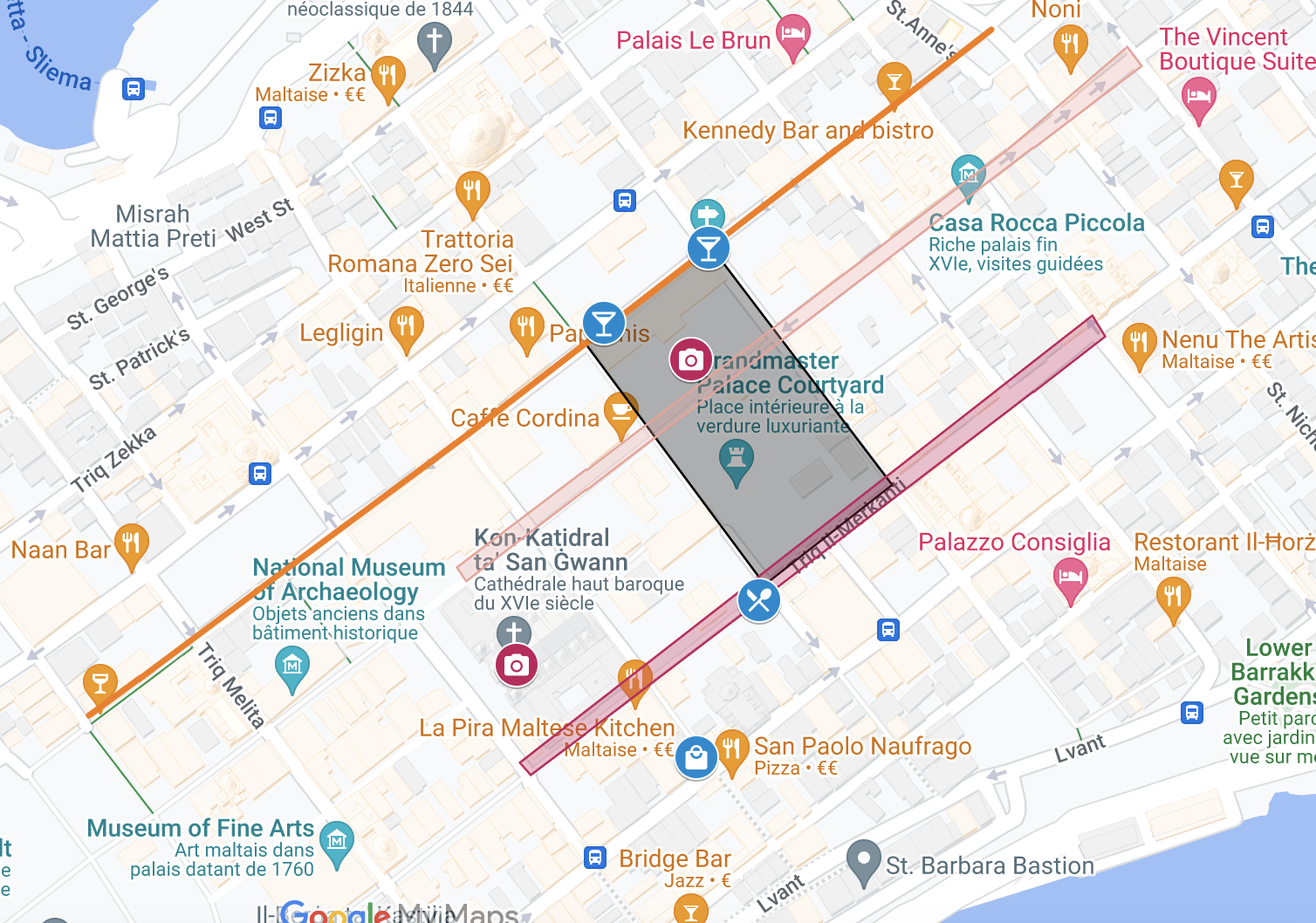 Exemple de carte Google